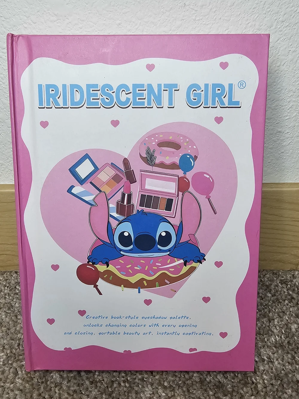 Blue Eyeshadow Palette in Pink Aloha Packaging